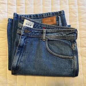 Sezane Le Crop in Denim Blue